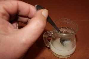 Milch aus Milchpulver machen