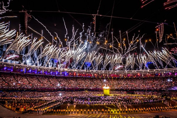 Eröffnung der olympiade 2012 in London