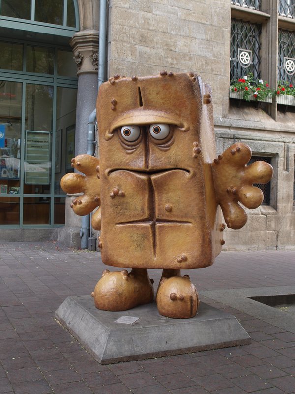 Statue von Bernd, dem Brot in Erfurt
