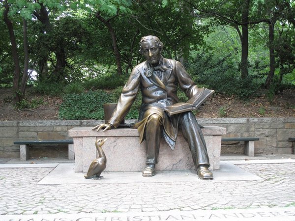 Statue von Hans Christian Andersen, New York
