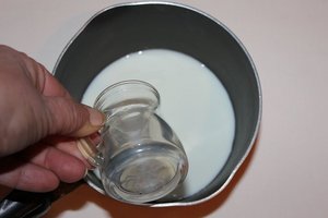 Milchpulver - Arbeitsschritt 1