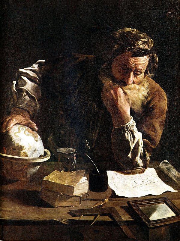 Archimedes auf einem Gemälde von Damenico Fetti (1620)