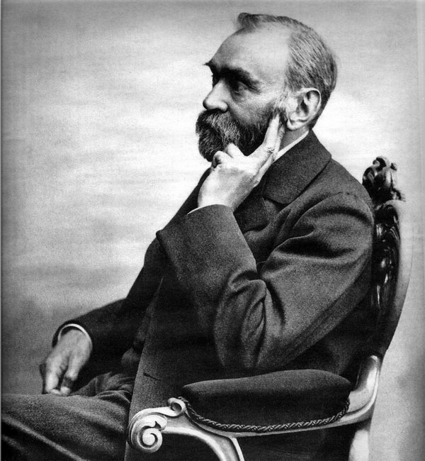 Alfred Nobel (1833 – 1896), Stifter des Nobelpreises