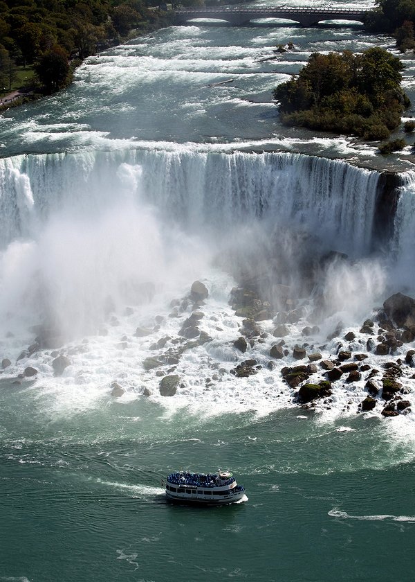 Niagarafälle - Grenze zwischen USA und Kanada