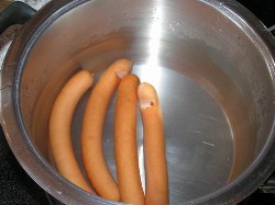 Hot Dogs Arbeitsschritt 1