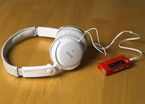 MP3 Player mit Kopfhörer